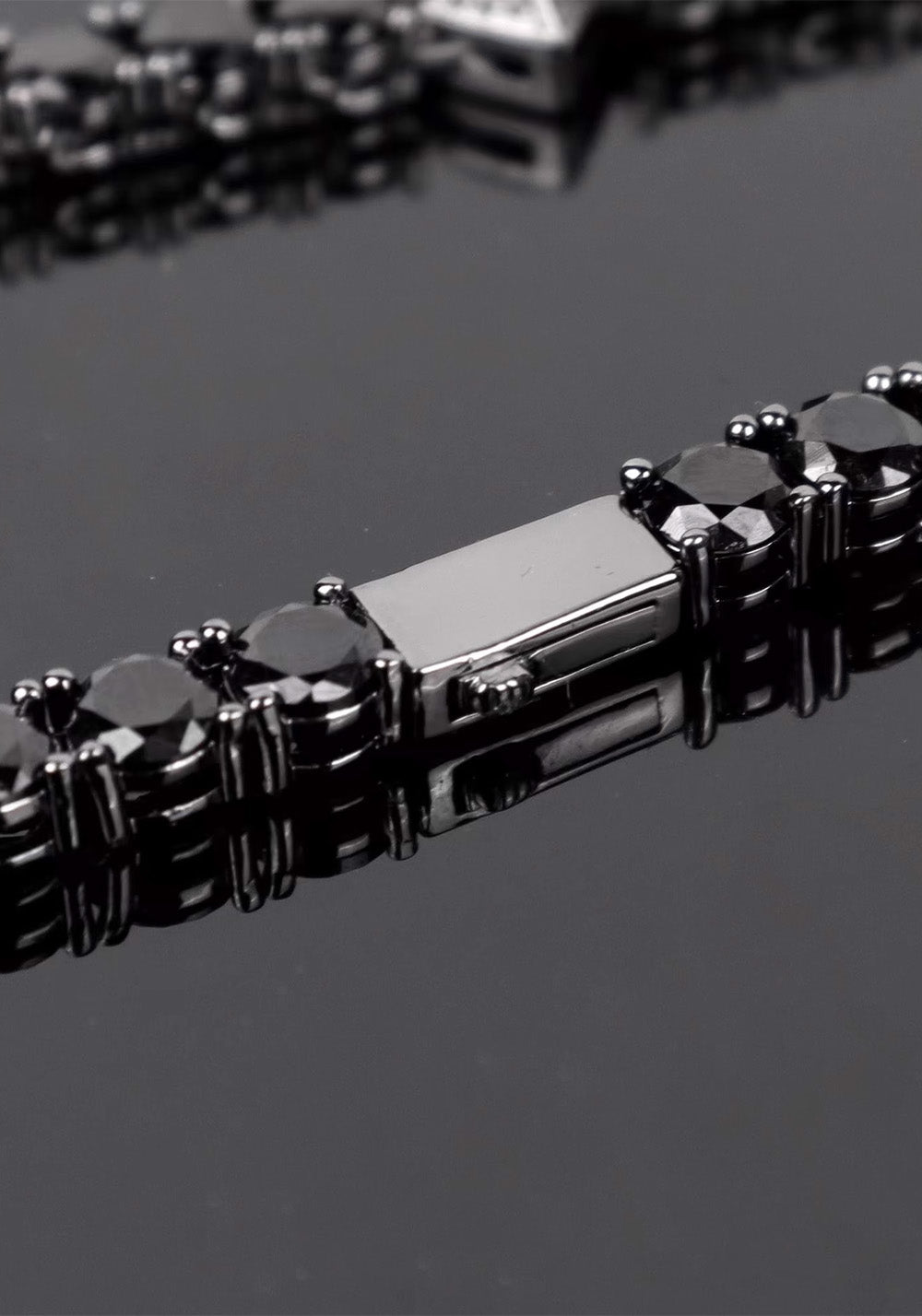 WIC Full Zirconium Black Zircon Necklace. - PSYLOS 1, WIC Full Zirconium Black Zircon Necklace., Necklaces, WIC, PSYLOS 1